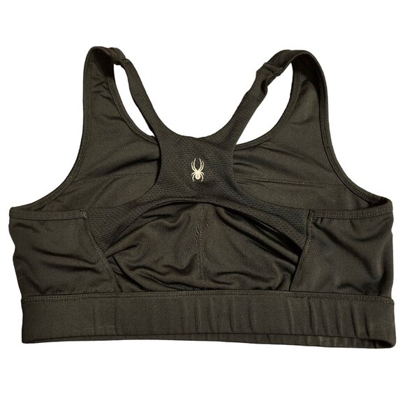 Spyder Active Black Sports Bra size medium‎ - Picture 1 of 5